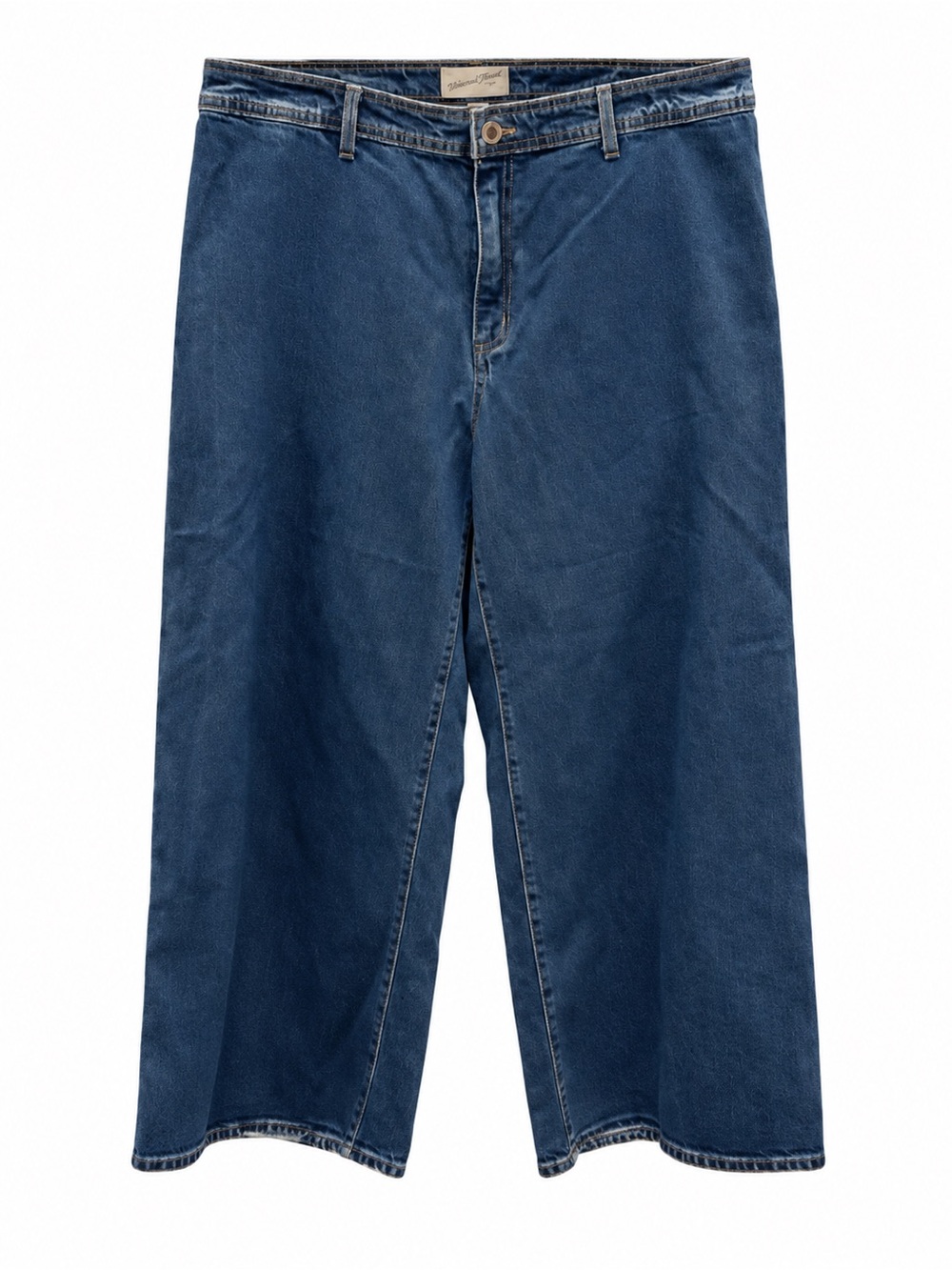 Universal Thread Sailor Wide-Leg Jeans Women’s Size 17R/18W Cropped Blue